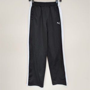 🎃 Boys Puma Black Track Sweatpants L